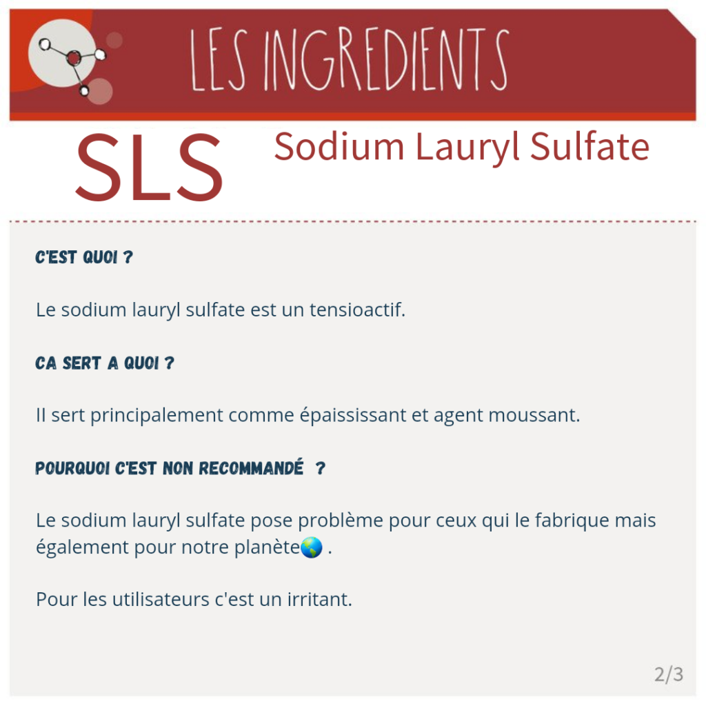 Sodium Lauryl Sulfate sls danger ?