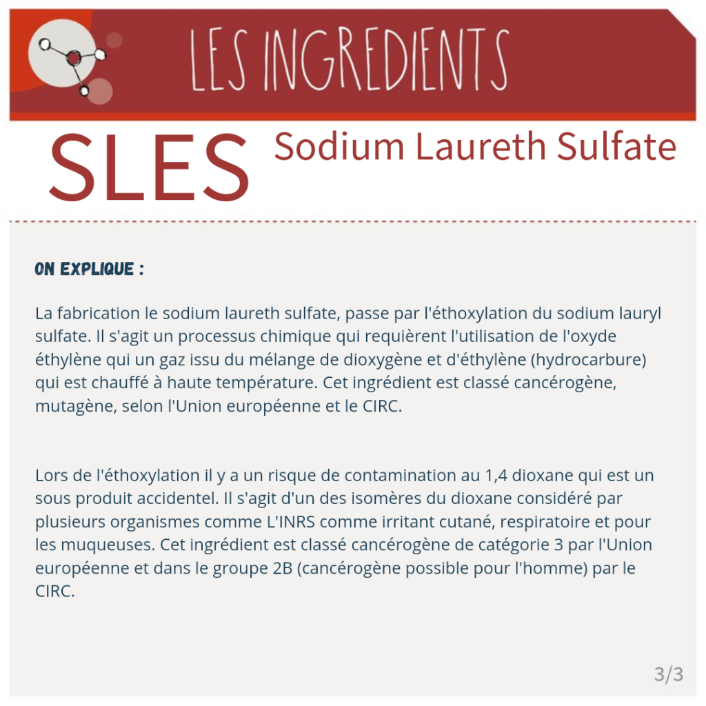 Sodium Laureth Sulfate sles danger